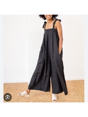 Tribe Alive Organic Linen Wide Leg Boho Laganlook Jumper Size XS/S